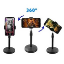 Suporte Tripé de Mesa para Celular - Mini Pedestal Ajustável 360°