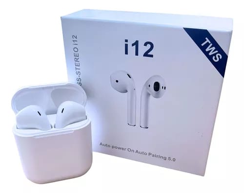 Fone De Ouvido Bluetooth -I-12-BRANCO