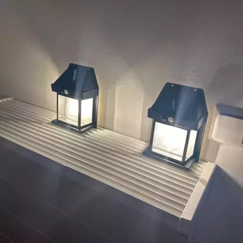 Luminária Solar com Detector De Movimentos