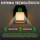 Luminária Solar com Detector De Movimentos